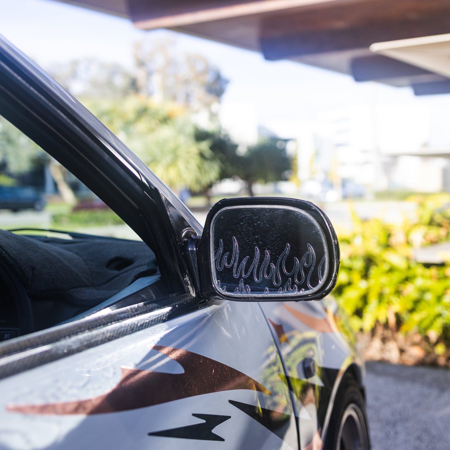 Mirror Flames Decal.