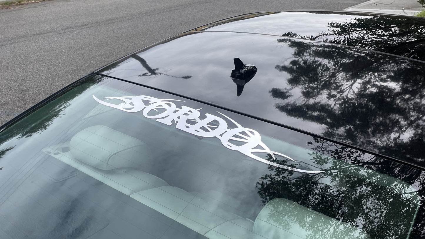 Tribal Banner Decal.